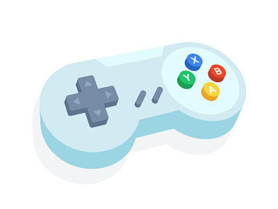 Joystick 3d art color controller design game illustration joystick nintendo play vector videogame