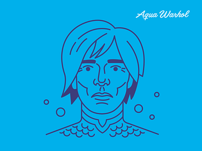 Aqua Warhol brush hero characters color hero illustration paint painter warhol