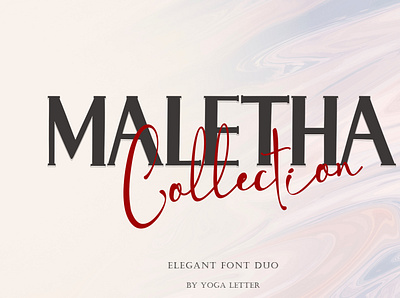 Maletha Collection christmas elegant fall font font duo halloween logo potography procreate serif signature sticker sub sublimation svg wedding