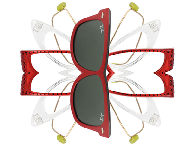 Eyeglass Snowflake Illustration ecommerce holiday mirror retail