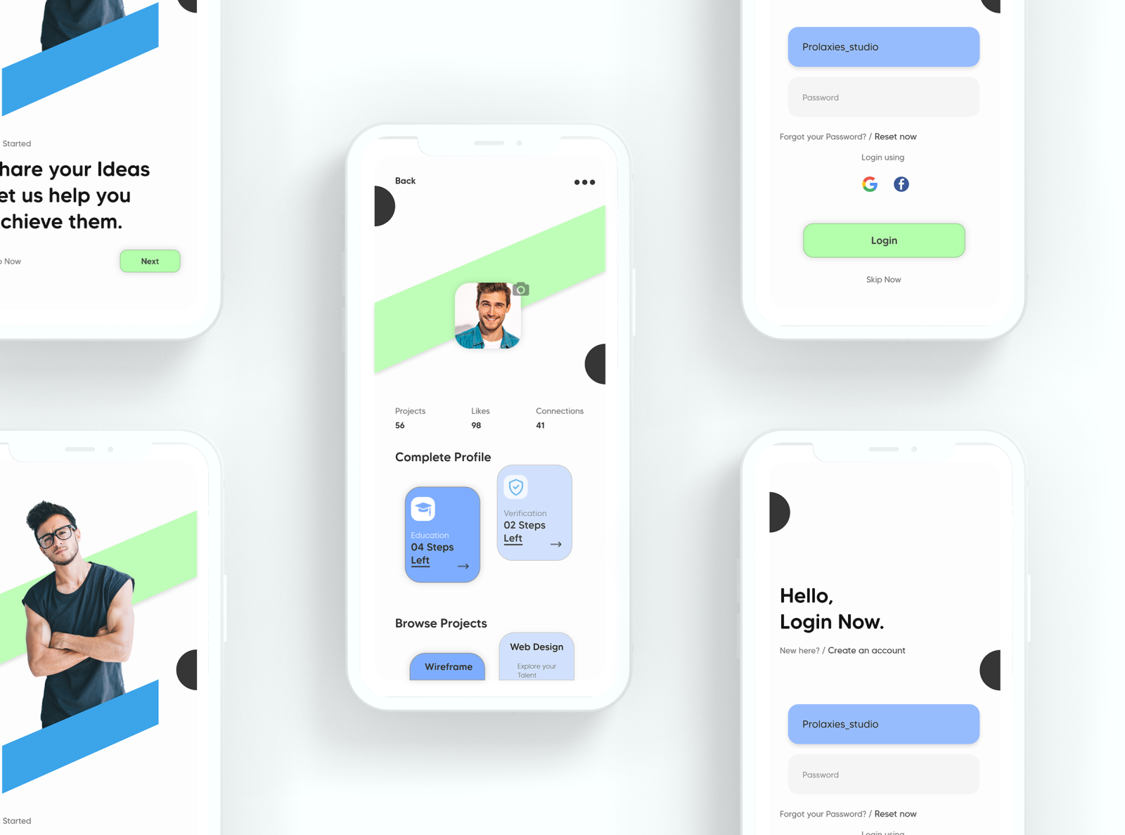 Freelancing App Design by Taha Ryuko on Dribbble
