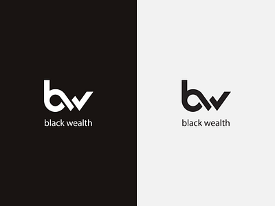 Black Wealth Logo Design