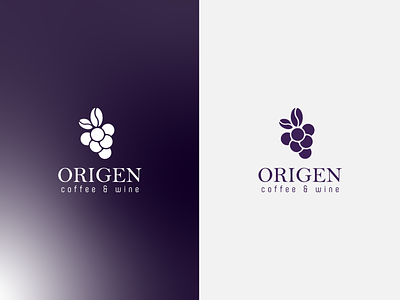 Coffee/Wine Shop Logo Design branding design flat illustration logo minimalistic vector