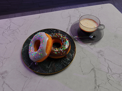 You gotta start with the Donut! 3d 3dart 3dmodeing blender3d design donut