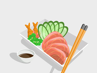 Sashimi food illustration drink design drinks illustration food branding food design food illustration japanese food sashimi sashimi design sashimi illustration sushi illustration