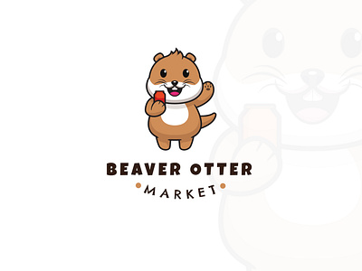 BEAVER OTTER LOGO beaver logo mark