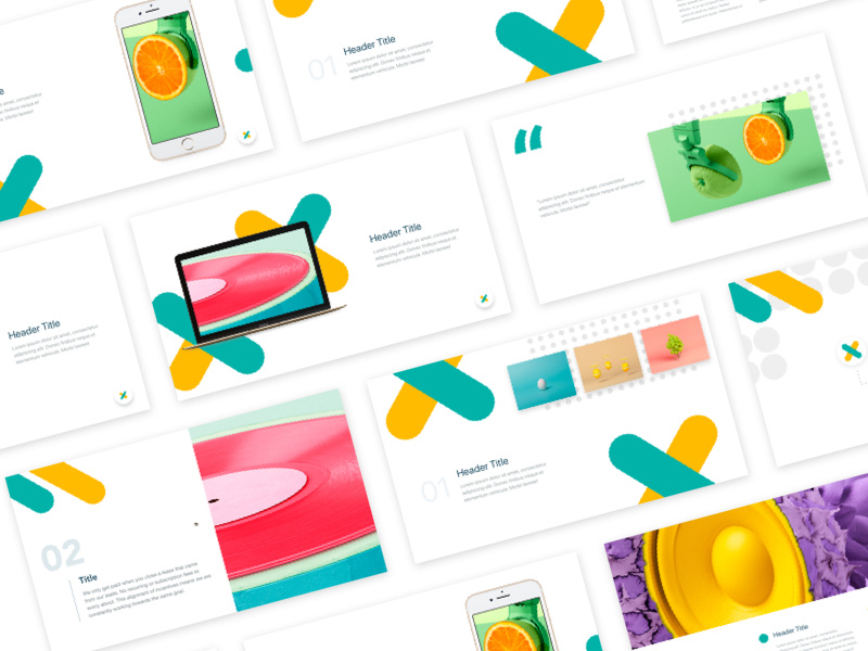 Spark Presentation Template graphic design branding marketing keynote presentations