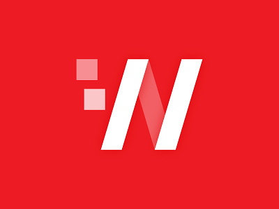 New Mark branding clean logo mark red websites