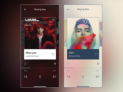 DailyUI 009 music ui