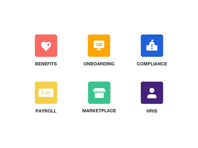 features icon set (outlined & filled) benefits compliance hris marketplace onboarding payroll