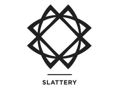 Slattery Logo bold branding logo mark symbol vector