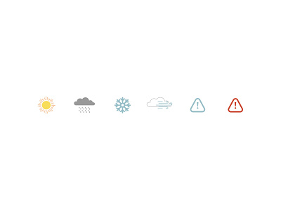 Weather Icons cloud cold hot icons rain snow sun vector weather wind