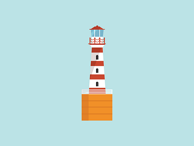 Lighthouse coast illustration lighthouse ocean safe safety sea vector