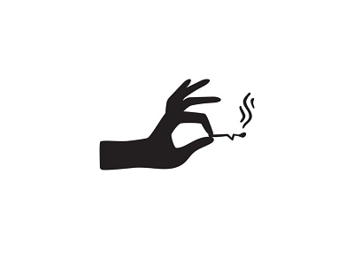 Extinguish fire extinguish hand illustration logo mark match