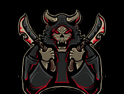 Reaper Logo Inspiration branding design esport game graphic design illustration isnpiration logo mascotlogo twitch