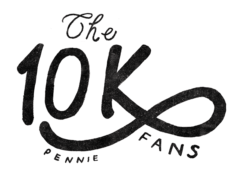 The 10K Fans type 10k argentorawrz fans lettering pennie pennie.gr type