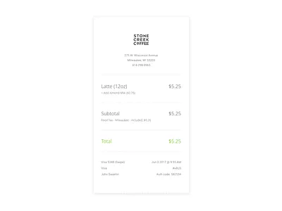 e-receipt daily ui challenge e receipt minimal reciept transaction