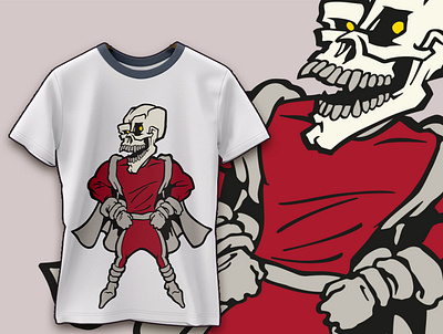 Skull T- Design mockup t design t shirt vector
