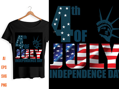 4th July Independence T-Shirt Design