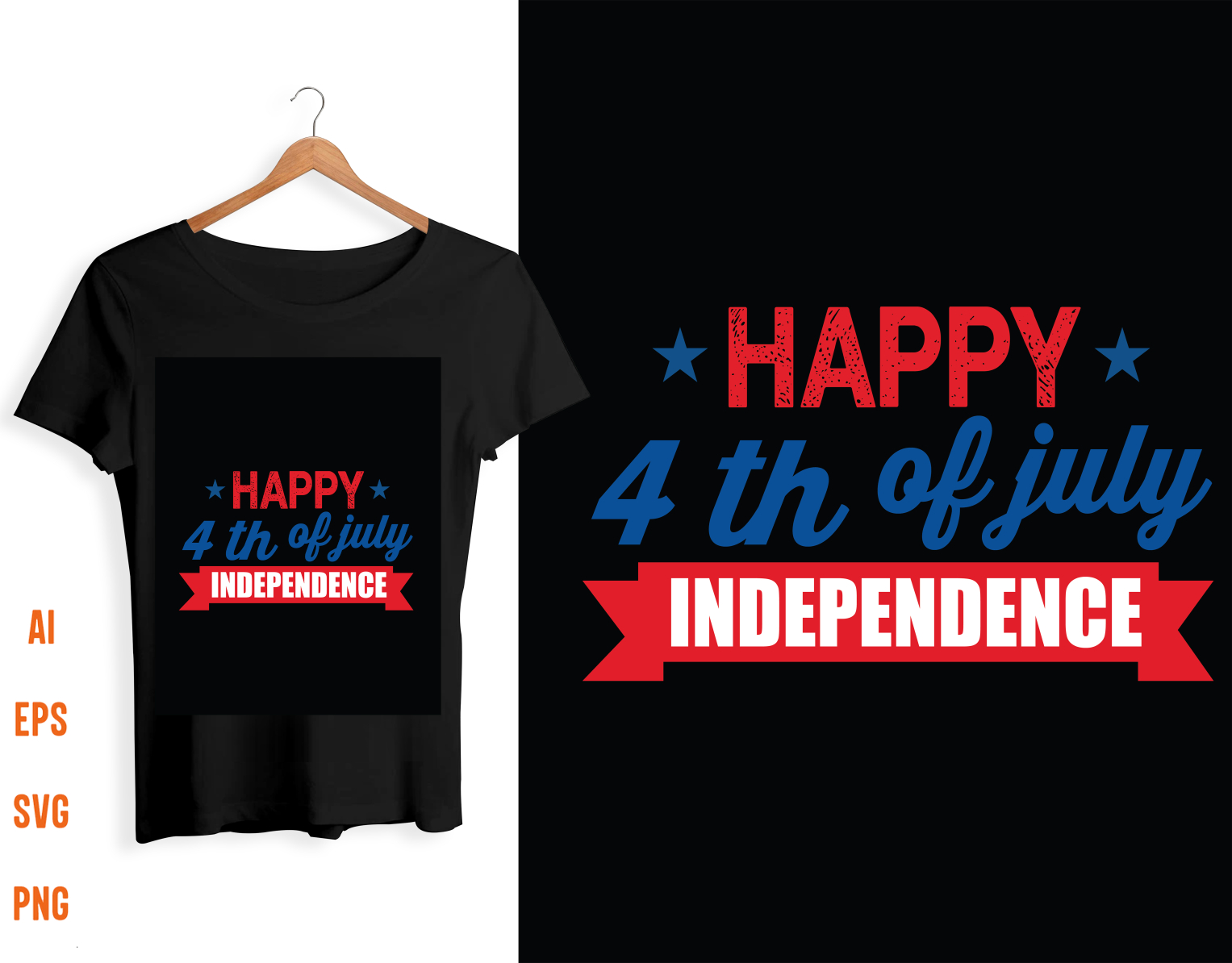 4th July Independence T-Shirt Design by Design BLOOM on Dribbble