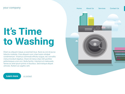 Laundry Service Provider Web-page Design