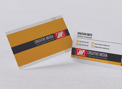 Modern Business Card Design ai branding business business card corporate card design illustration psd t design typography vector visiting card