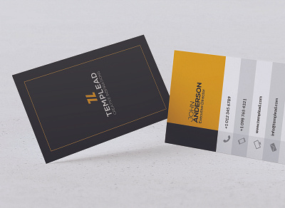 Modern Business Card Design ai branding business business card corporate card design id card illustration psd typography vector visiting card