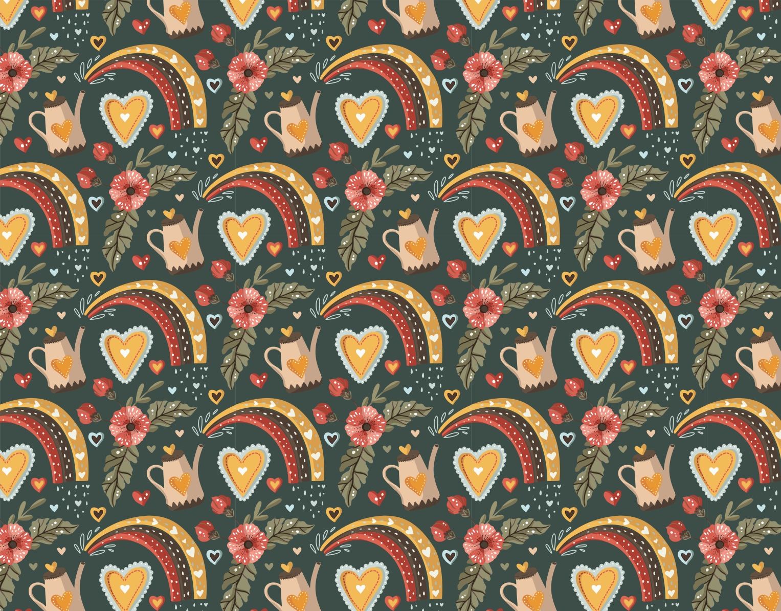 Seamless Pattern Digital Paper by Design BLOOM on Dribbble