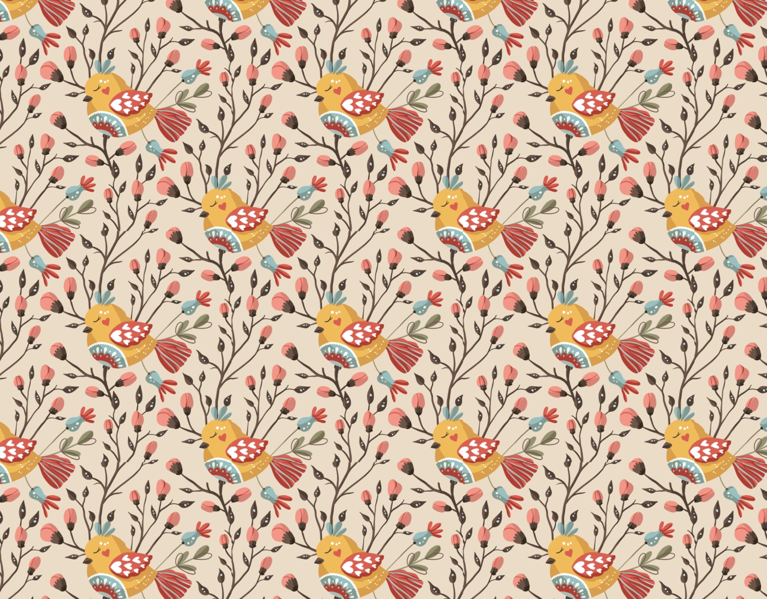 Seamless Pattern Digital Paper by Design BLOOM on Dribbble