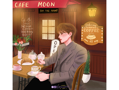 Moon Junhui art fanart illustration kpop procreateapp seungchill17