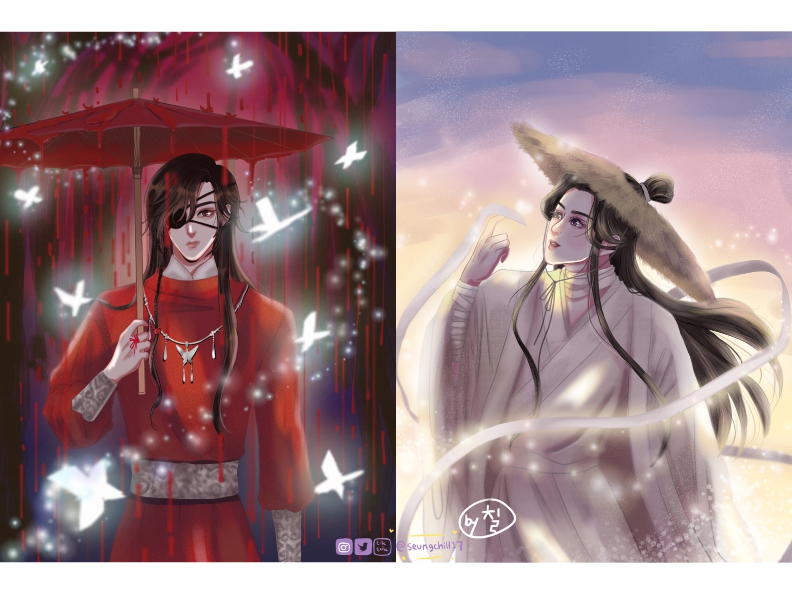 hua-cheng-and-xie-lian-tgcf-by-mala-on-dribbble