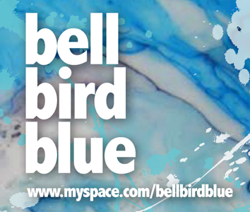 Bell Bird Blue cards illustrator paint