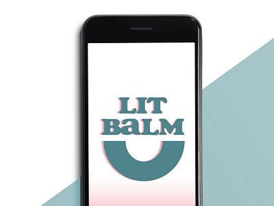 Lit Balm Logo Design app branding design graphic design illustration illustrator logo typography vector web