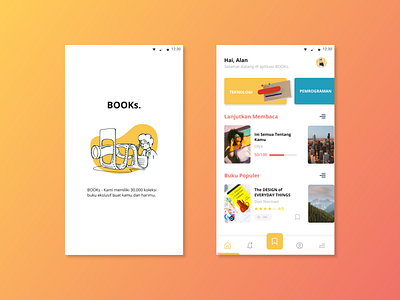 BOOKs. App UI