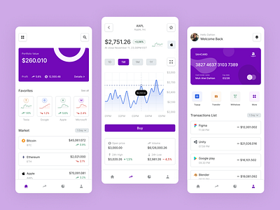 Finance - Mobile Design