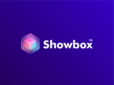 Showbox logo design branding design graphic design icon iconography illustration logo