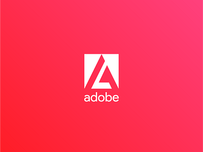 Adobe logo rebrand concept branding concept design graphic design icon iconography logo rebrand