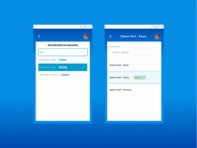 Inventory on mobile app design mobile ui