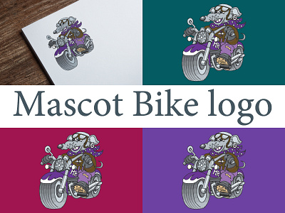 Mascot Logo For A Bike Agency
