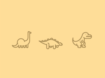 Lineosaurs brachiosaurus dinosaur dinosaurs illustration line stegosaurus t rex trex vector