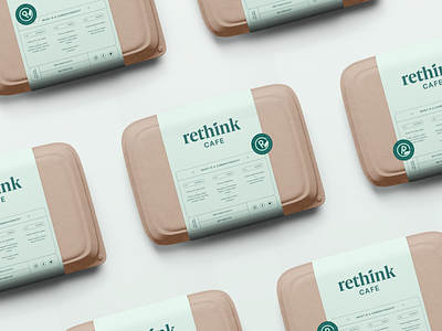 Rethink — Food Box box branding design education food identity nutrition package packaging sustainable typography