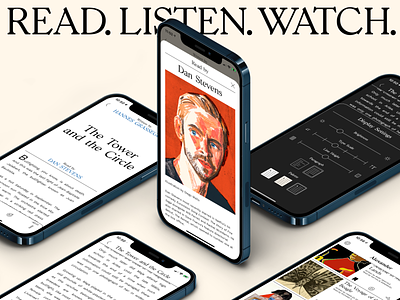Alexander — Story Screens app audio audiobook book filter illustration ios mobile pattern product read reader story ui ux