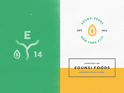 Egunsi Foods Branding pt 2 african branding crest food icon identity logo new york nigerian organic type typography