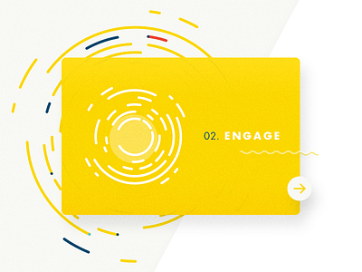02. Engage button engage icon illustration information next ui ux