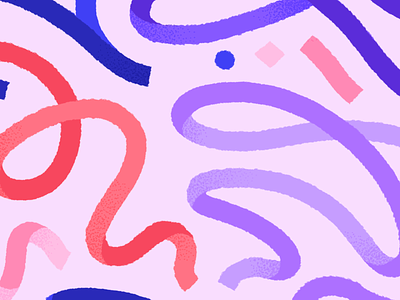 ∿∿∿∿∿∿∿ design illustration lines pattern procreate squiggle stipple