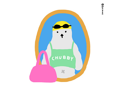 Am I chubby? cute design drawing graphic design illustration procreate