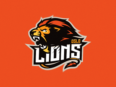 oslo lions update animal branding identity lion logo logotype mascot putylo sport team