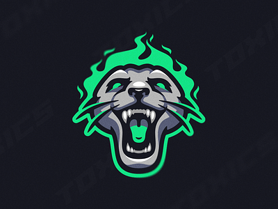 Toxic Panthera's branding identity lampart leopard logo logotype mascot pantera panthera sport team
