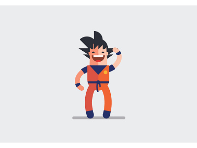 Goku animate ball dragon dragonball flat goku icon songoku