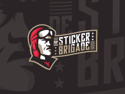 Brigade brigade head pilot sport sticker team